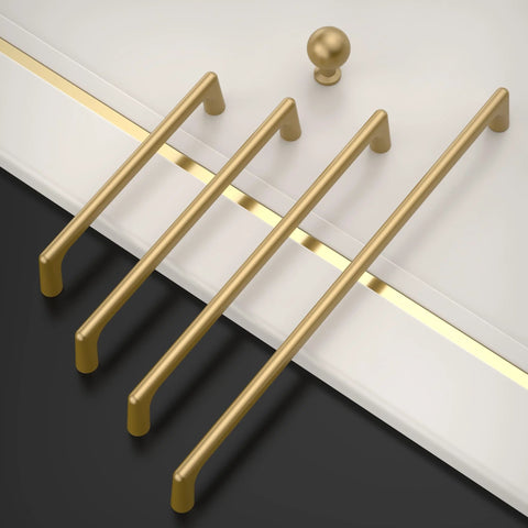 Champagne Bronze Cabinet Pulls 10 Pack 5 Inch Center To Center 128mm Kitchen Cabinet Handles Hardware For Cabinets in elegant layout.