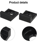 Cnc Aluminum Chain Slack Adjuster Tool For Dirt Bike Mini Bike Atv And Go Kart Keeps 49Cc 66Cc 80Cc Engines Rolling Smooth Prevents Slip And Saves Sprocket Life, black pair