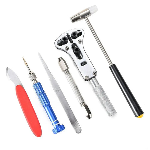 Pro Grade Watch Repair Tool Kit For DIYers 141 Piece Set Includes various tools for quick fixes