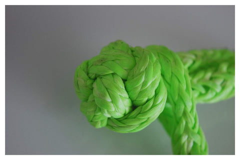 Soft Shackle 2 Pack Green 6mm By 80mm For Boating ATV UTV SUV 4x4 Truck Recovery With Recovery Rope Winch Shackle Easy To Undo No Pin Seize.