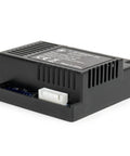 Side view of 12V Remote Control Motor Controller For Ride On Cars JR1958RX-2S, Plug And Play Replacement Part Compatible With Power Wheels.
