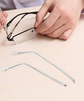 Metal Eyeglass Arms Replacement Pair For Eyewear And Sunglasses With Slip Design For Quick Repairs And Extra Comfort displayed