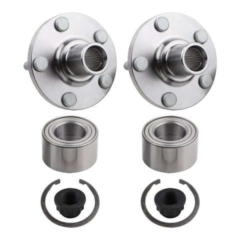 Front Wheel Hub Bearing Assembly For 2001 To 2005 Toyota RAV4 Direct Fit Replacement For Your Daily Ride 2.0L 4Cyl And 2.4L 4Cyl Models Includes 4350206020 And 4350233030 New In Factory Packaging Not Refurbished, two bearings with rings