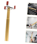 Full Size Heavy Duty Aluminum Claw Attachment For Snagging Ceiling Smoke Alarms Quick Up Top Extractor Hardware Smooth Operator Safety Inspection Gear shown with aluminum grip and red rubber tips.