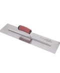 Finishing Trowel 20 By 5 Inch High Carbon Steel Blade With Curved Durasoft Handle And Xtralite Aluminum Mounting for concrete work