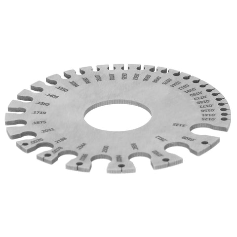 Round Hole Diameter And Thickness Gauge For Woodworking Welding And Machining Quick On Point Drill Bit Sizing Tool Pro Grade Precision