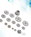 Shop Ready Precision Matched Duplex Gear Set for Mini Metal Lathe Gray Iron Replacement Hardware 18 Tooth Variety Pack, assorted gray iron gears.