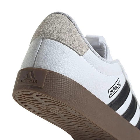 VL Court 3.0 Sneaker For Women With Soft Suede Upper, Cushioned Comfort, And Retro Vulcanized Rubber Outsole, heel view