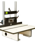 Built Tough As Nails Horizontal Router Table With Solid Phenolic Base for secure mortise tenon work and clean molding cuts.