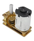 Heavy Duty N20 DC Gearmotor With Ridgy Diddy Metal Reducer Box And Badass 3V 6V 12V Power Delivering 5 To 800Rpm with 3x10mm shaft.
