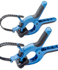 4 Inch Clamping Hose Holders Pack of 2 with Spring Clamps and Non Slip Rubber Grip for Dust Collection Nylon and Thermoplastic Build