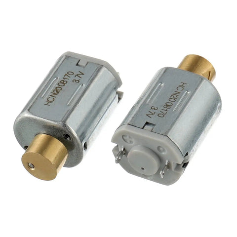 Tiny DC Vibration Motor Set 3V 8000 RPM Two Pack Pocket Size Micro Vibrating Motors For DIY Gadgets and Projects High Speed Portable Quiet Yet Powerful