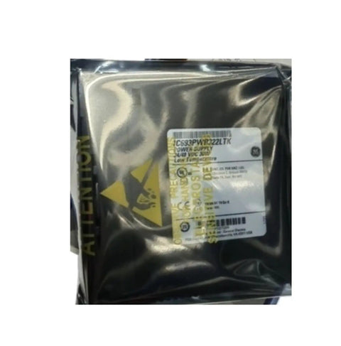 IC693PWR322LTK Heavy Duty Industrial Power Supply Module in original packaging with warning labels for plant automation.