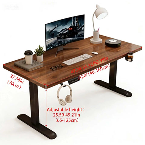 ProMove Electric Height Adjustable Desk With Instant Memory Buttons And Slick AntiCollision Shield For Dope Gaming Rigs And Chill Home Office Workstations In RealWorld Dimensions with adjustable height and sleek design.