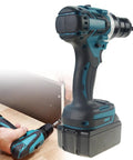 Heavy Duty Cordless Automatic Blind Rivet Nut Tool Kit With Dual Batteries For Easy Assembly And Fastening No Cords Needed To Power Your Projects Without Hassle, cordless tool on workbench