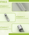 360 Piece Fast Blow Glass Fuse Kit for Cars and Home, featuring glass and metal fuse details