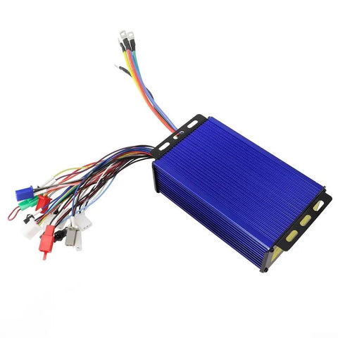 Beefy Brushless Hub Motor Controller 1800W 36V To 72V 60A 18MOS Metal Housing Square Wave For E Bike E Scooter Electric Bicycle Parts