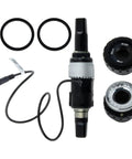 Torque Center Axle Sensor for Bafang Mid Drive Motors, 73mm Bottom Bracket Steel Power Assist Sensor with 6-Pin Cable