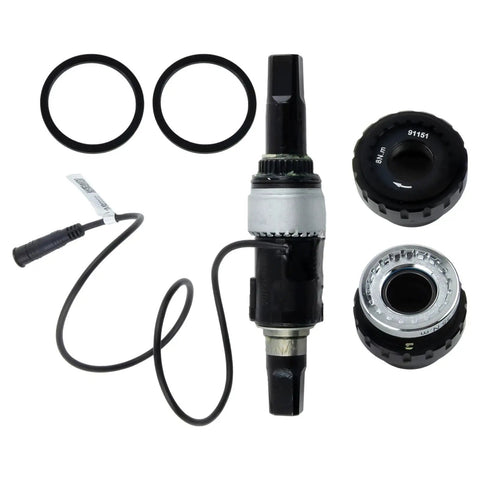 Torque Center Axle Sensor for Bafang Mid Drive Motors, 73mm Bottom Bracket Steel Power Assist Sensor with 6-Pin Cable