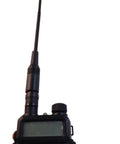 Radio with antenna attached using BNC Female To SMA Female Adapter For HAM Radios 144 And 430 MHz Handheld Antenna