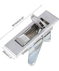 Electric Cabinet Door Cam Lock With Push Button No Hassle Fit 4mm Panel Thickness Zinc Alloy Chrome Plated Lock MS603-1