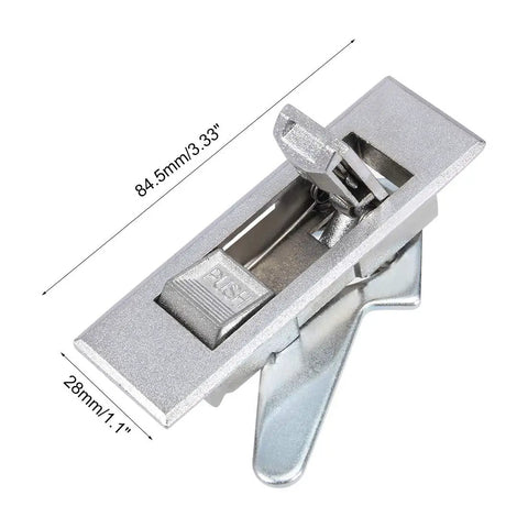 Electric Cabinet Door Cam Lock With Push Button No Hassle Fit 4mm Panel Thickness Zinc Alloy Chrome Plated Lock MS603-1