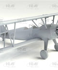 1:32 Stearman PT-17 Red Plastic Model Kit With American Cadets, Ultra Detailed Scale Aircraft For Builders, Not A Toy
