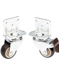 Heavy Duty Caster Wheel 2 Inch Stem Caster Swivel No Brake, Silent 20 Kg Capacity Castor For Moving Furniture Chairs Cabinets Work Tables.
