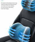 Upgrade Your Ride With This Chic Headrest And Lumbar Support Pillow Set Perfect For Mini Cooper SE Convertible John Cooper Works Electric Plus Trucks SUVs Ensuring Ultimate Comfort On Long Drives Without Breaking The Ban, dual-wing wrap-around lumbar support.