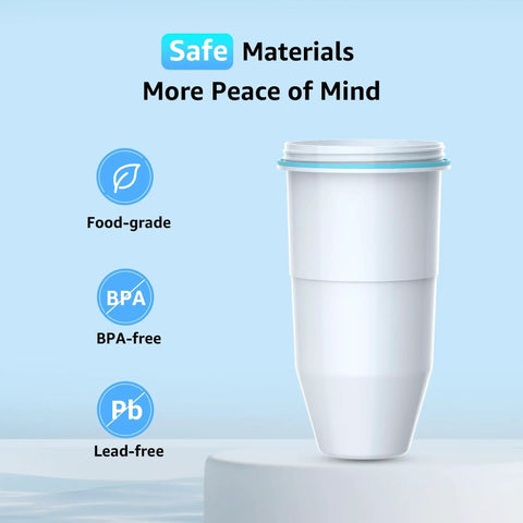 Water Filter Replacement Pack For ZeroWater Pitchers And Dispensers Reduces TDS And Chlorine Mercury And Lead NSF ANSI 372 Certified