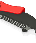 Beefy Spare Blade For 16 50 145 SBA Cable Cutter With Three Cutting Areas Guide Shoe To Protect Conductors And Take On Round And Longitudinal Cuts Great For Thick Plastic Sheaths Up To One Quarter Inch, close-up view