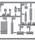 Unassembled Model Kit With Decals For Dope Realistic Diorama Builds Highly Detailed Plastic Parts Textured To Look Real Requires Assembly And Painting Tools And Paint Not Included For Ages 14 And Up Skill Level 3 Not A Toy. Parts on plastic sprue for 1:35 Soviet ammo boxes model kit.