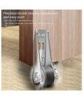Silent Ball Bearing Garden Gate Rollers With Anti Sag Bar And Scratch Resistant Base For Heavy Wood Doors, close-up of roller design.