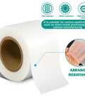 Urethane Die Protection Film For Press Brake Guards, Scratch And Dent Shield, Polyethylene Sheeting Roll Demonstrating Abrasion Resistance