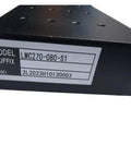 Label showing model LMC270-080-S1 on a Heavy Duty Compact Linear Motor Featuring Smooth Motion Control With Serious Thrust Output For Precision Robotics And Industrial Automation.