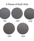 Grit levels in Three Eighths Inch By Thirteen Inch Sanding Belts 20 Pack With 80 120 240 320 400 Grits for woodworking and metal polishing
