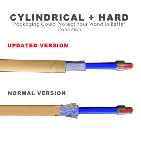 Replacement Quick Release Extension Wand For Dyson V7 V8 V10 V11 V15 Series And V7 Trigger Vacuums, blue wand in cylindrical packaging