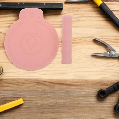 Silicone Freeze Container Guard Sleeve for Ninja Creami Ice Cream Maker Dust Leak Protection Pink Replacement Part