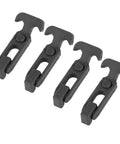 Four rubber latches from T Handle Draw Latch Kit With Four Rubber Latches And M5 Screws Anti Corrosion Vibration Damping For RV Trailers Tool Boxes