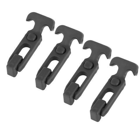 Four rubber latches from T Handle Draw Latch Kit With Four Rubber Latches And M5 Screws Anti Corrosion Vibration Damping For RV Trailers Tool Boxes