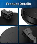 Close-up view of Rear ABS Wheel Speed Sensor Pair Left Right Side Drop Right In Plug And Play Direct Replacement For Hyundai Santa Fe 2006-2018.