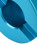 Close-up of Pro Grade Face Milling Cutter Head For CNC Milling showing blue aluminum alloy toolholding part