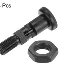 Handy Three Pack Of Rock Solid Carbon Steel Push Fit Ball Nose Spring Plungers M10x1 Thread With 5mm Pin Self Locking Retractable Design For Tough Industrial Workshop Jobs featuring three plunger components.