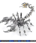 3D Metal Puzzle For Adults Articulated Mechanical Scorpion Model Kit In Alloy And Stainless Steel With Movable Joints DIY Building Set