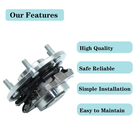 Beefed Up Rear Wheel Hub And Bearing Assembly With ABS For Nissan Pathfinder 2004 Armada 2005 2012 Infiniti QX56 2004 2010
