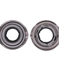 Two metal clutch release bearings for Focus transmission, front and rear views.
