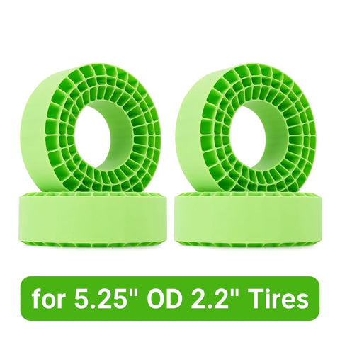 Silicone Rubber RC Tire Inserts 132-134mm 5.25 Inch OD Designed For 2.2 Inch Tires Soft Or Medium Hardness Options Waterproof Temperature Resistant