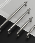 10 Pack Brushed Satin Nickel Cabinet Pulls With 5 Inch Hole Centers For Cabinets Cupboards And Drawers Durable Kitchen Hardware