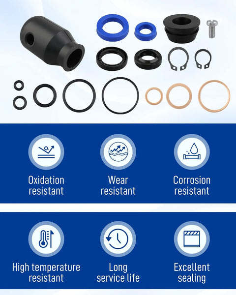 Heavy Duty Hydraulic Jack Seal Kit Straighten Out A Leaking Pump Quick Compatible With Manual Pallet Jack Ram Repair Overhaul Kit TM M J Series Gasket Replacement