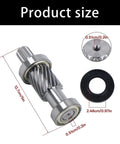 All Metal Golf Cart Drive Shaft For RXV Models Post 2008 620329 Heavy Duty Steel Replacement Part with measurements